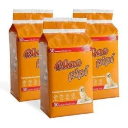 CHAO PIPÍ Talco Absorbente Orina Perros Gatos - 250 GR - Maxi Mascotas