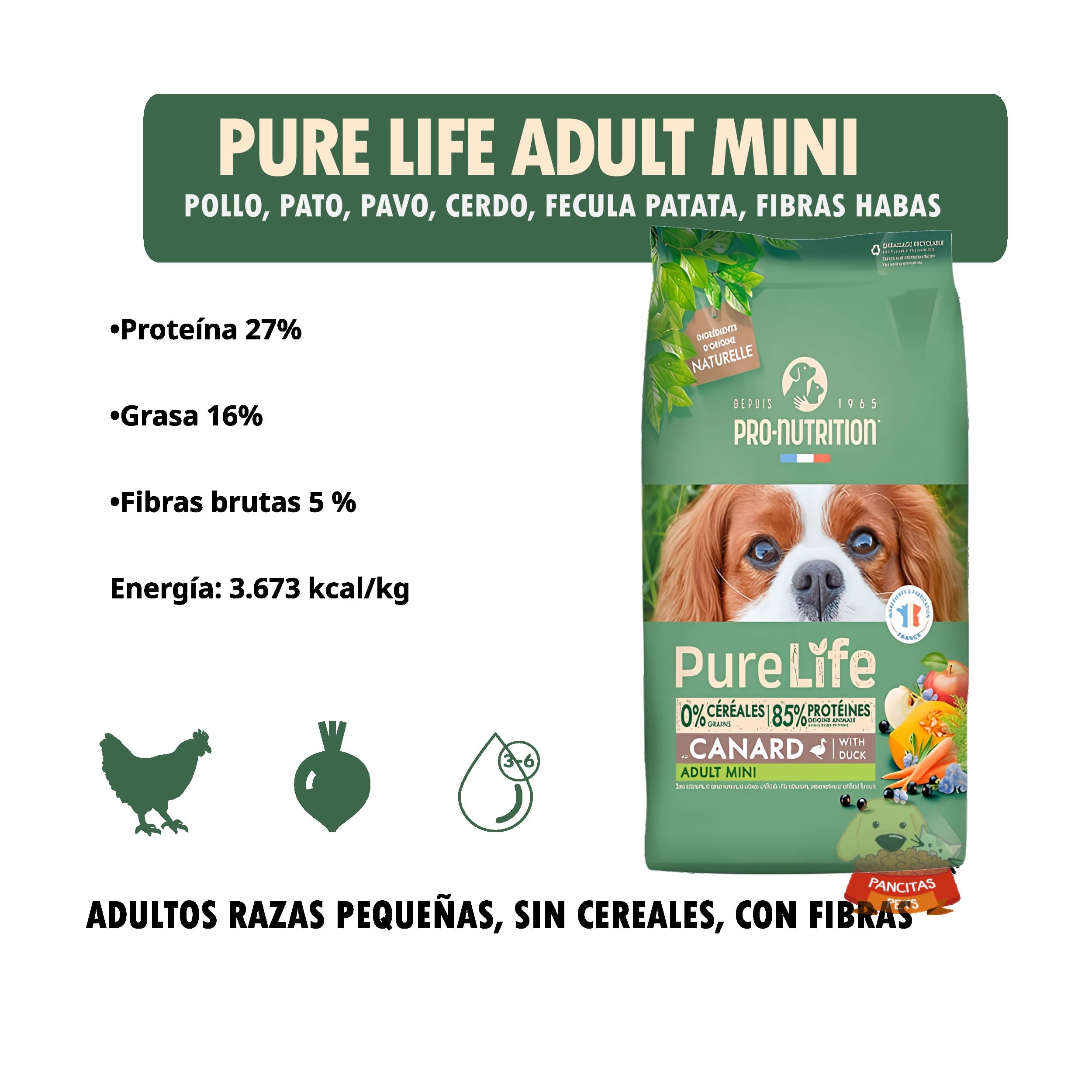 Pure Life Adult Mini - Detalle