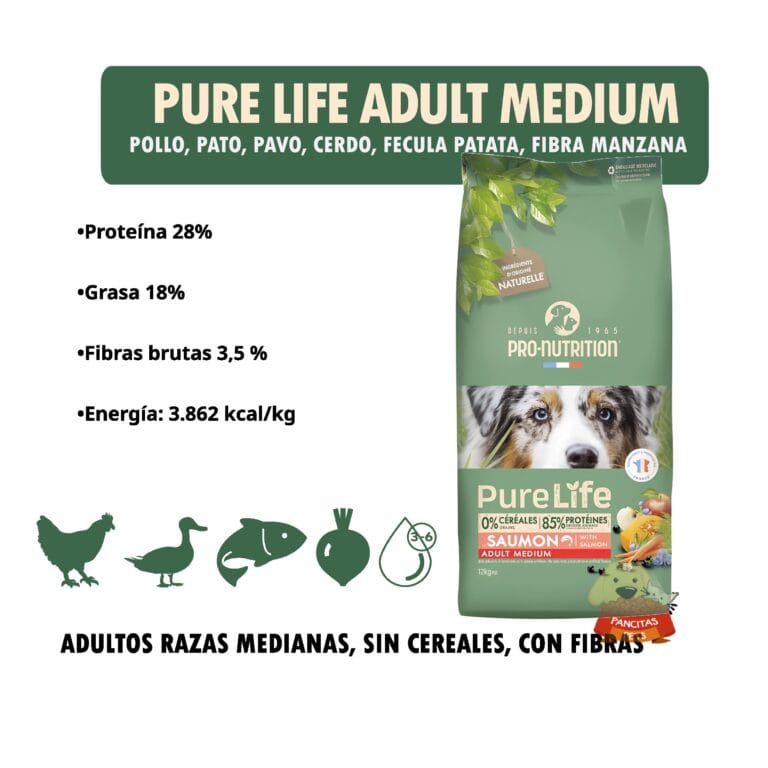 Pure Life Adult Medium - Detalles