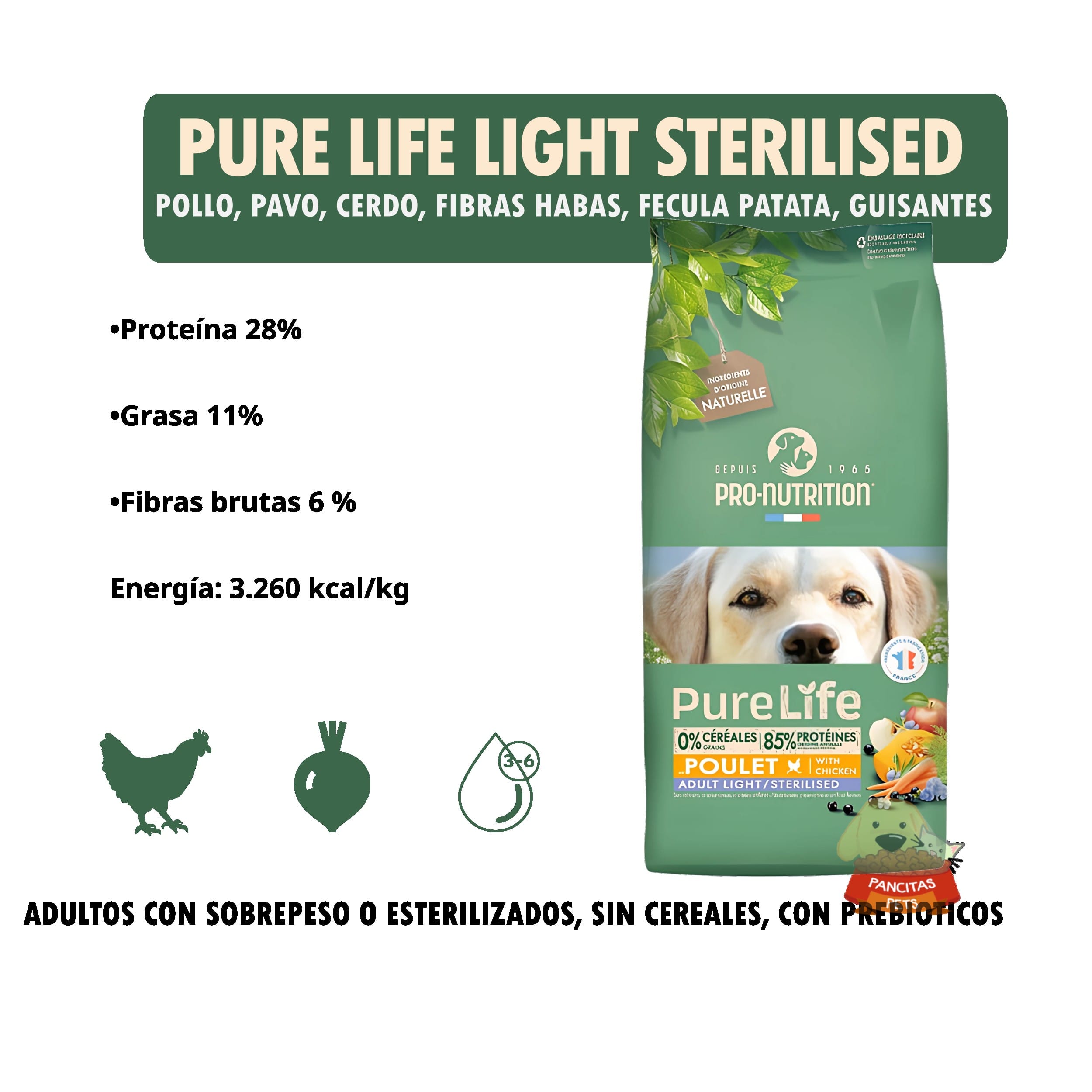 Pure Life LightSterilised - Detalle