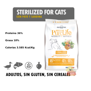 Pure Life for cats Sterilized detalle