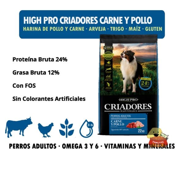 High Pro Criadores Carne y Pollo – Detalles