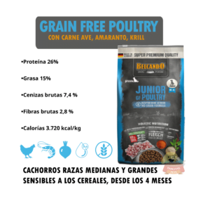 Grain Free Poultry JUNIOR Detalle