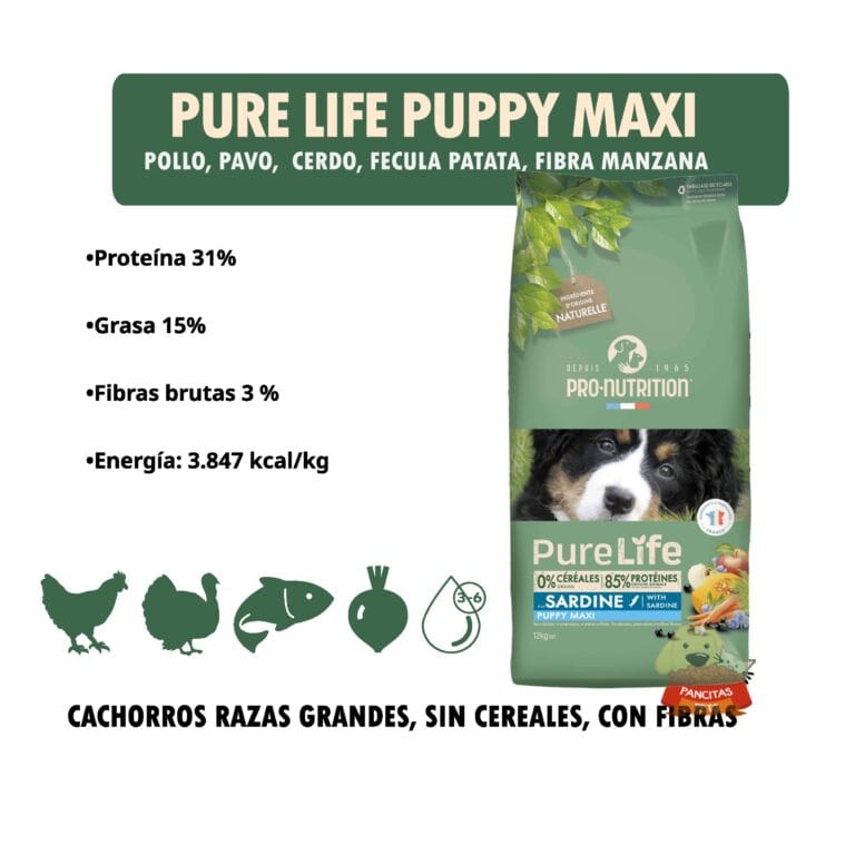 Pure Life Puppy Maxi - Detalles