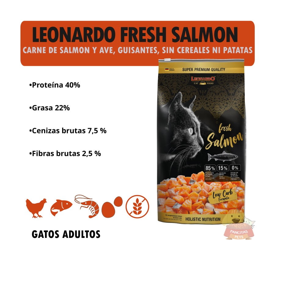 Leonardo Fresh Salmon. - Detalle.