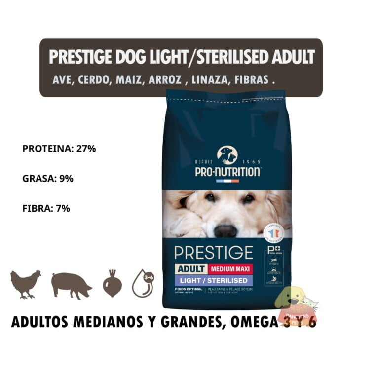 Prestige Adult Light Sterilised medium maxi - Detalle