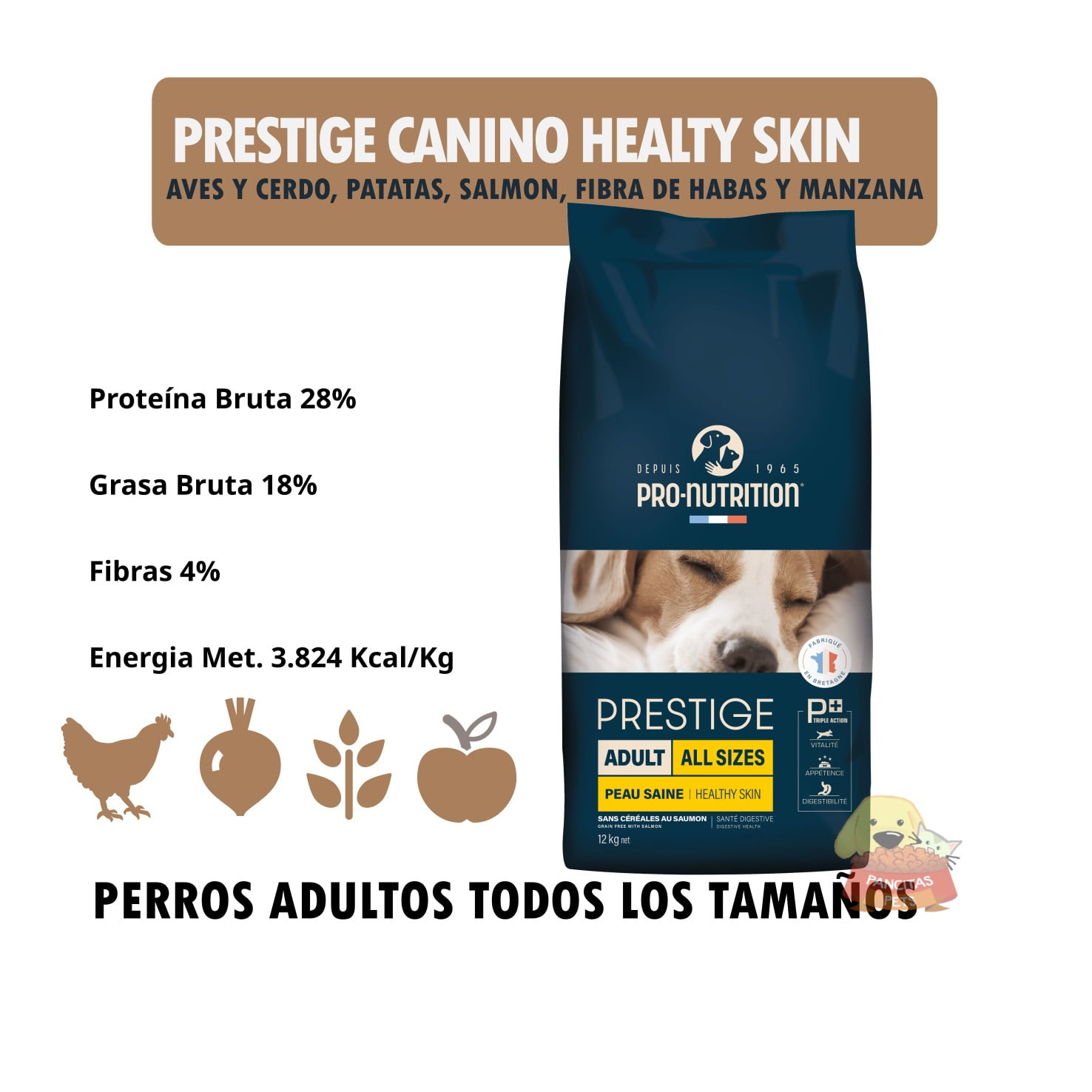 PRESTIGE CANINO HEALTY SKIN DETALLE