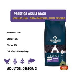 Prestige Adult Maxi. - Detalles