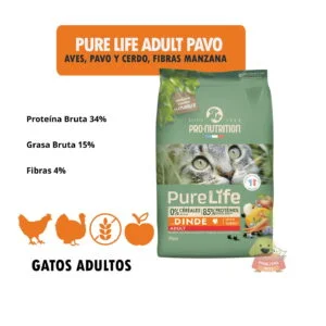 Pure Life Adult Pavo (Dinde) Detalle