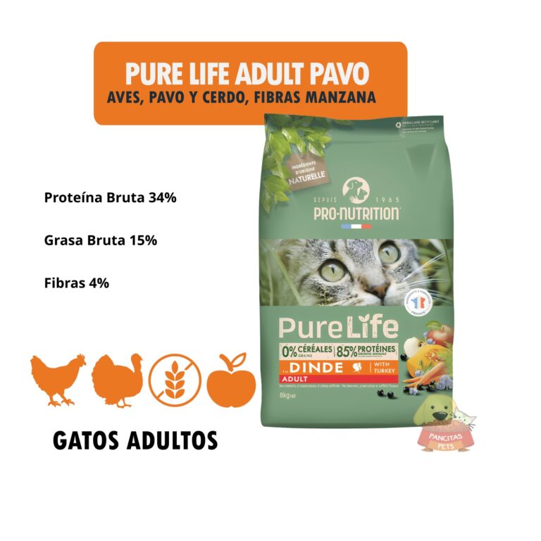 Pure Life Adult Pavo (Dinde) Detalle