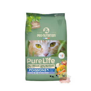 pure life for cats adult 8+ sterilised pancitaspets