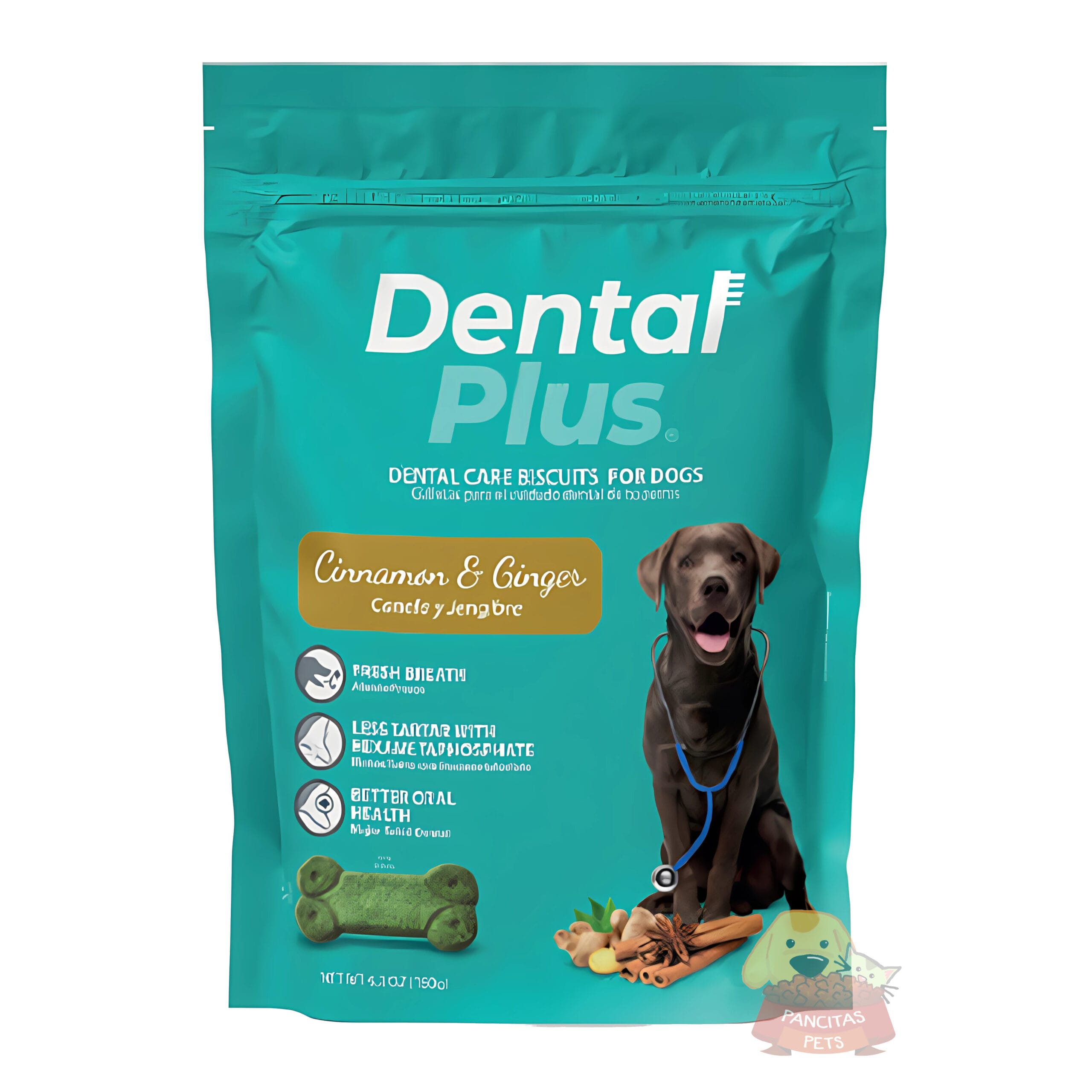 Dental plus Cinnamo & Ginger Pancitaspets.cl