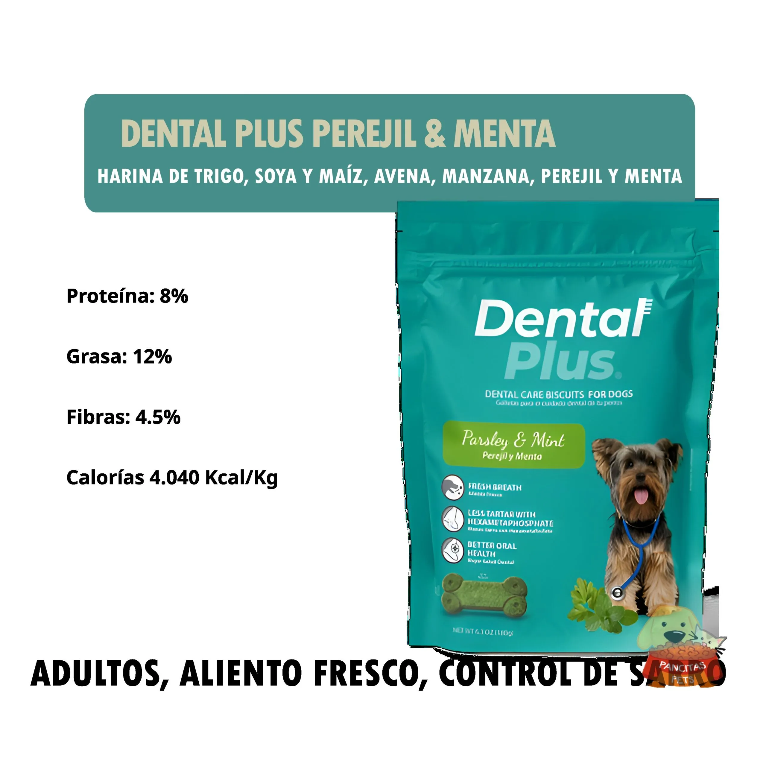 Dental Plus Perejil & Menta - Detalles