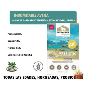 Indomitable Galletas Horneadas Grain Free Avena - Detalles