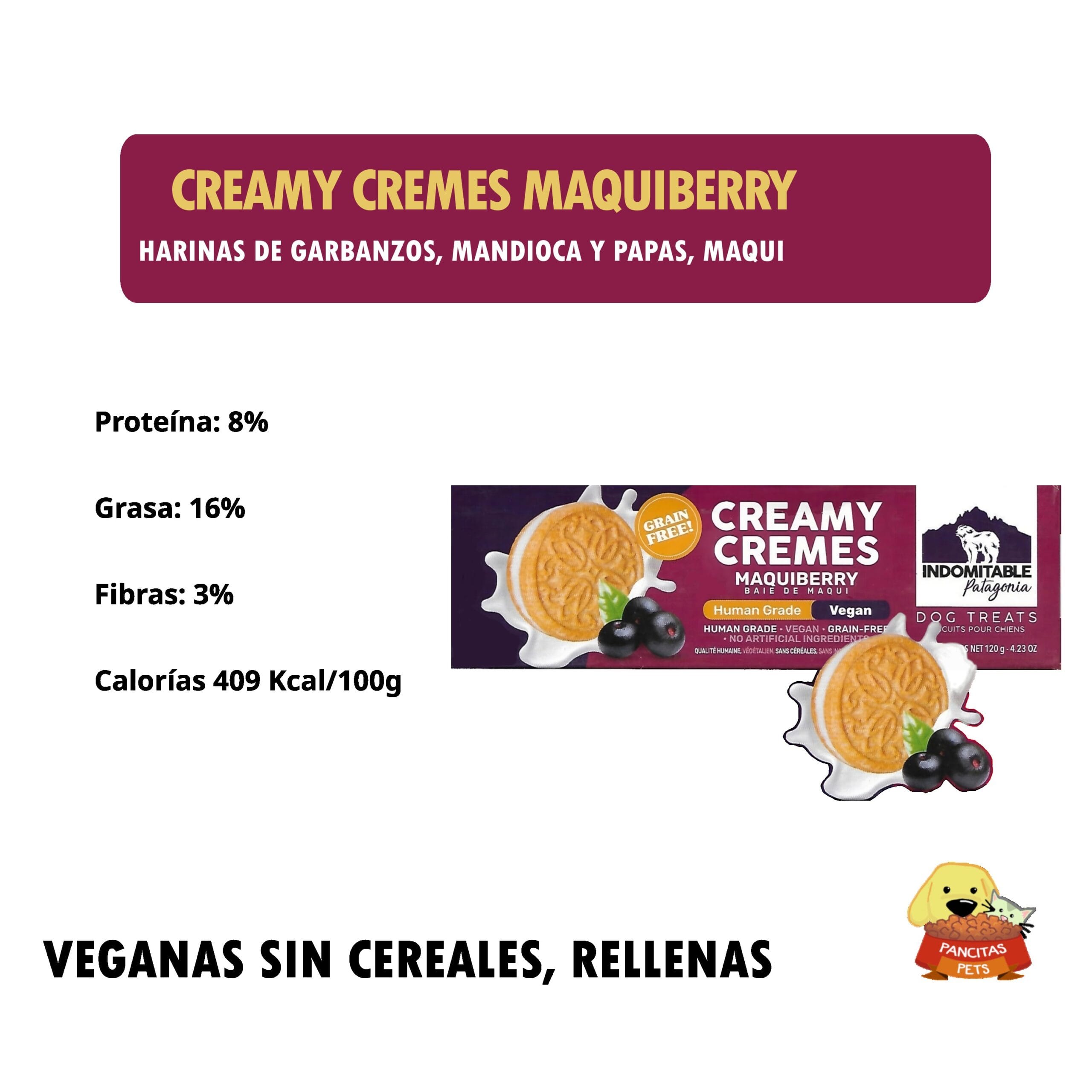 Indomitable creamy cremes MaquiBerry - Detalles