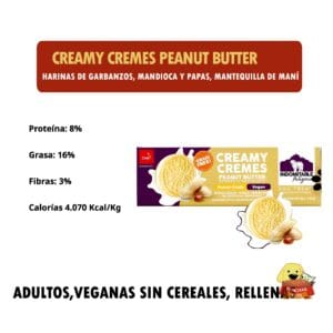 Indomitable creamy creme peanuts butter - Detalles