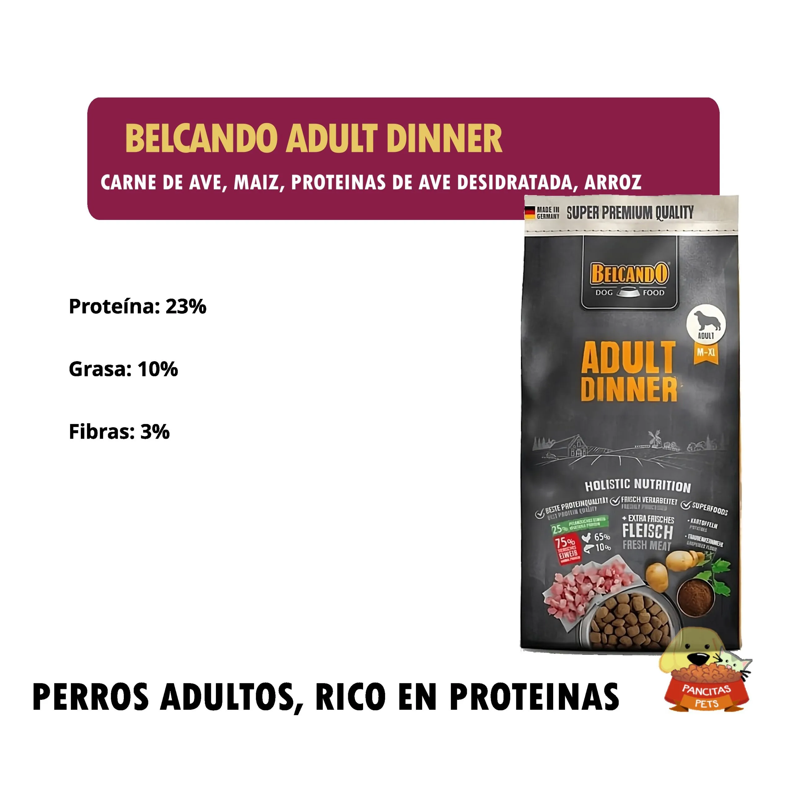 Belcando Adult Dinner - Detalles