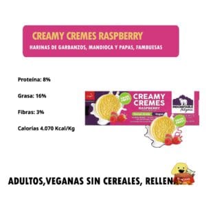 Indomitable Creamy Cremes Frambuesa 120g - Imagen 2