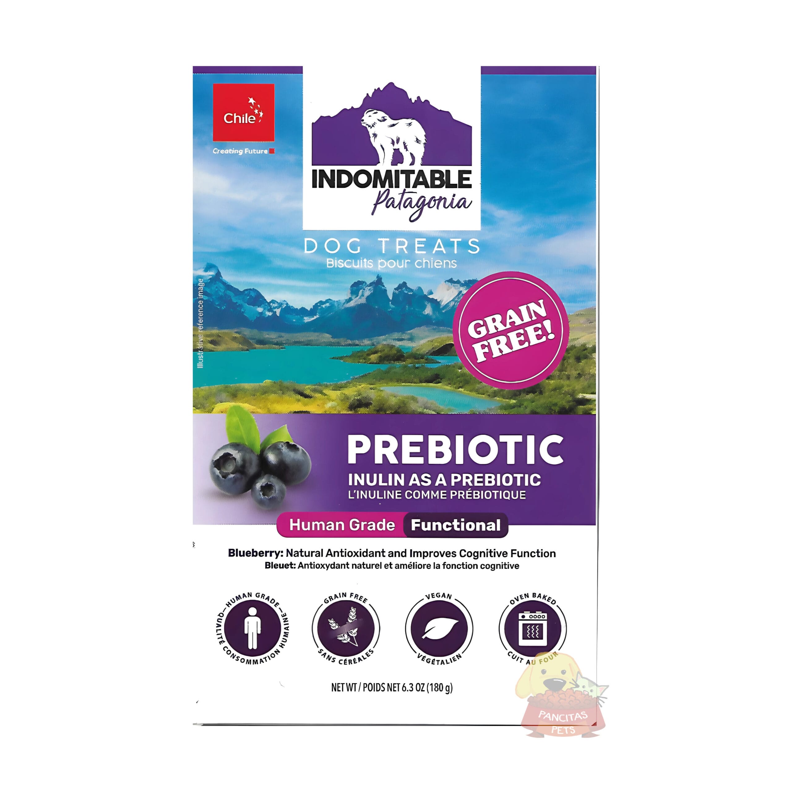 Indomitable GF Prebiotic Blueberry pancitaspets.cl