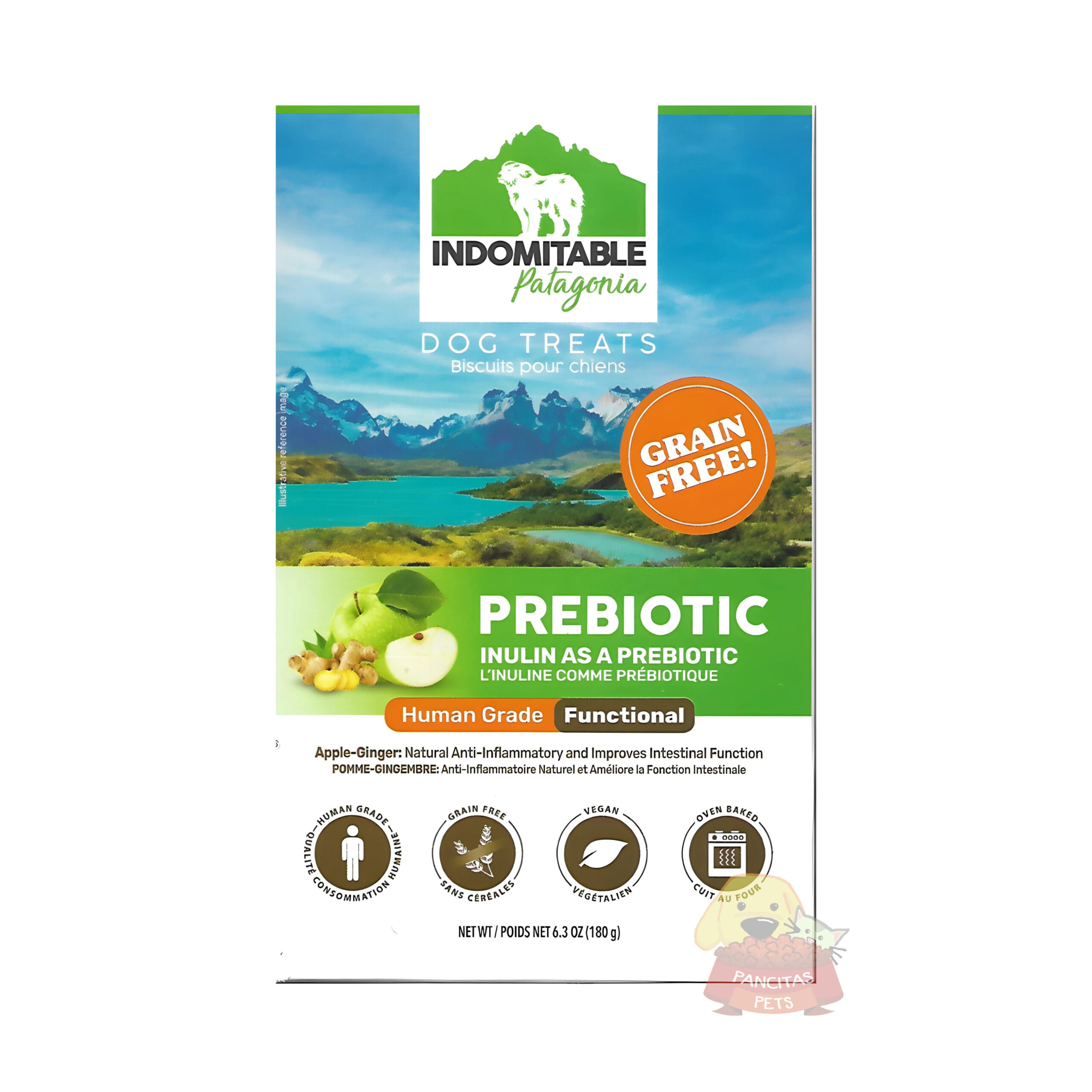 Indomitable Grain Free Prebiotic Apple-Ginger pancitaspets.cl