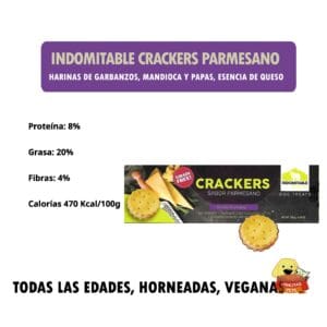 Indomitable Crackers Parmesano - Detalles