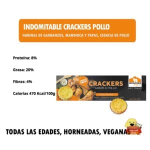 Indomitable Crackers Pollo - Detalles