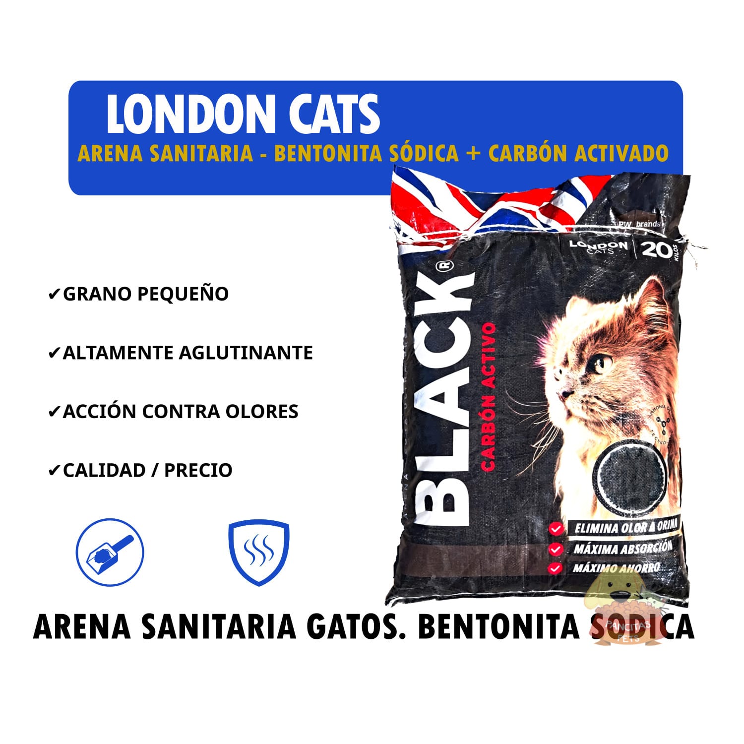LondonCats 20Kg - Detalles en Pancitaspets.cl