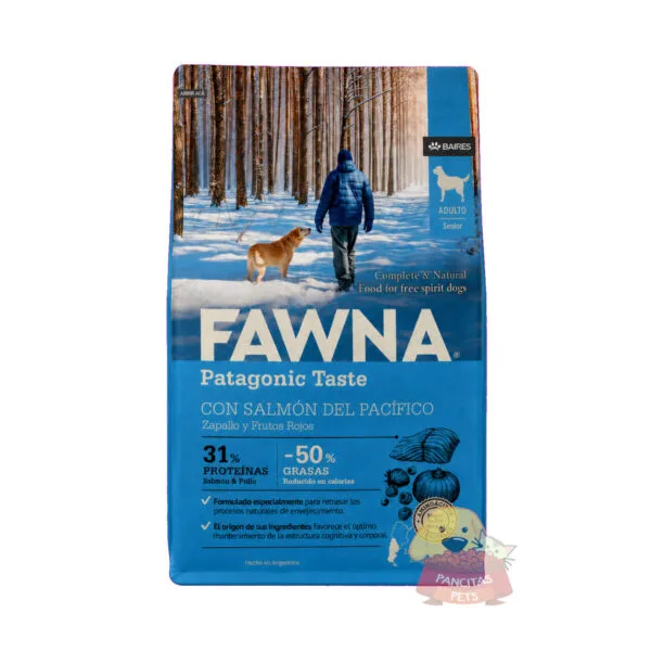 Alimento Fawna Adulto Senior con salmón del Pacífico para perros mayores
