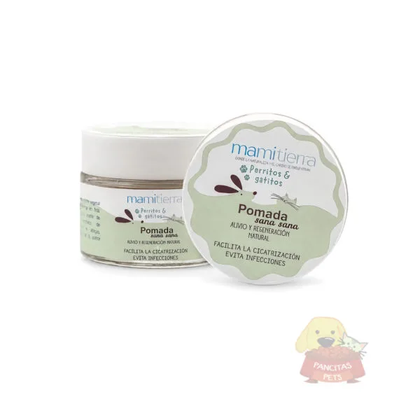 Pomada Sana Sana Mamitierra 50 ml para perros y gatos