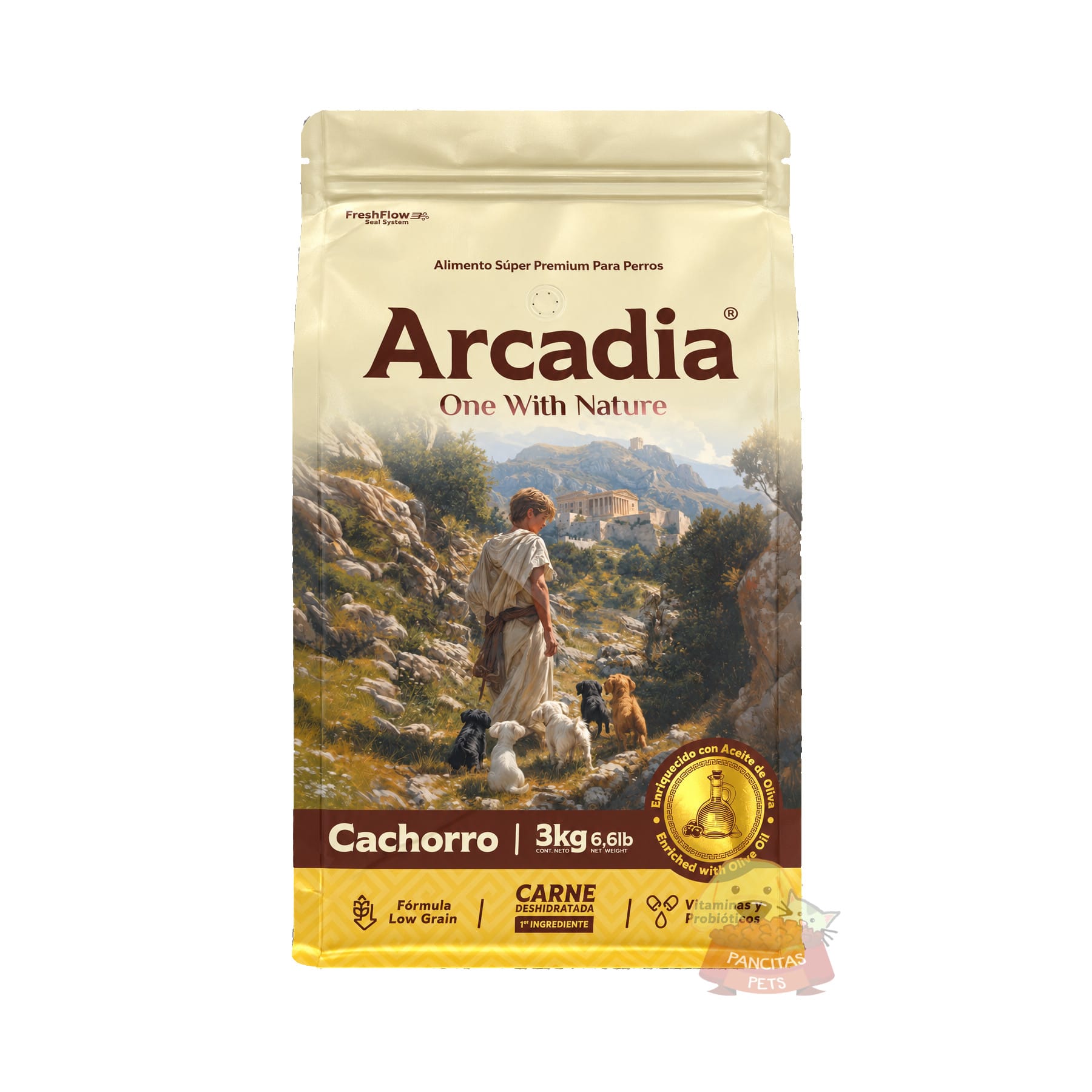 Arcadia Cachorros - bolsa-3kg