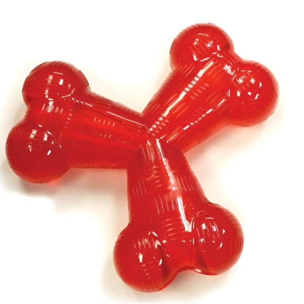 Juguete de goma Play Strong en forma de Y para perros de mordida intensa